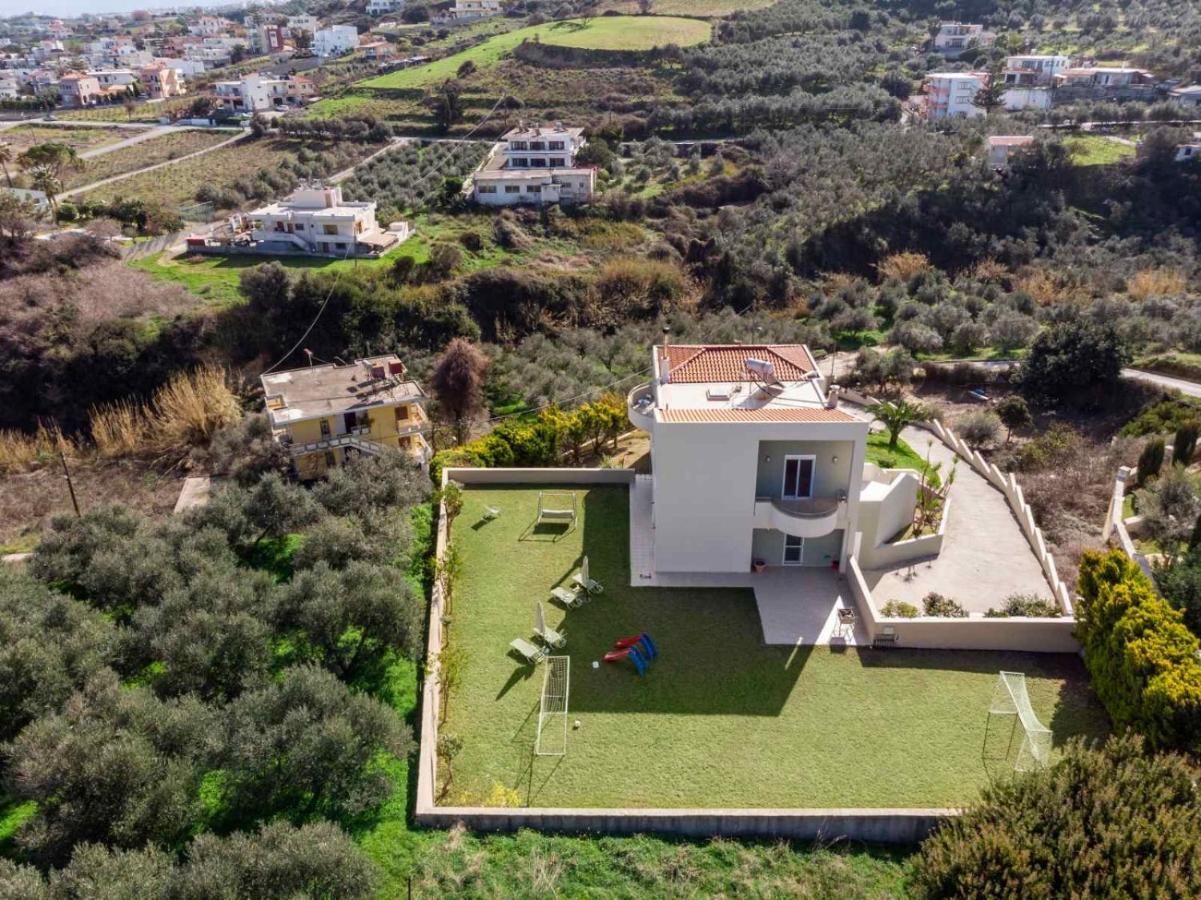 Villa Familia Chania Stalos Bagian luar foto